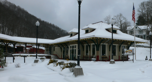 Bramwell Depot in Winter